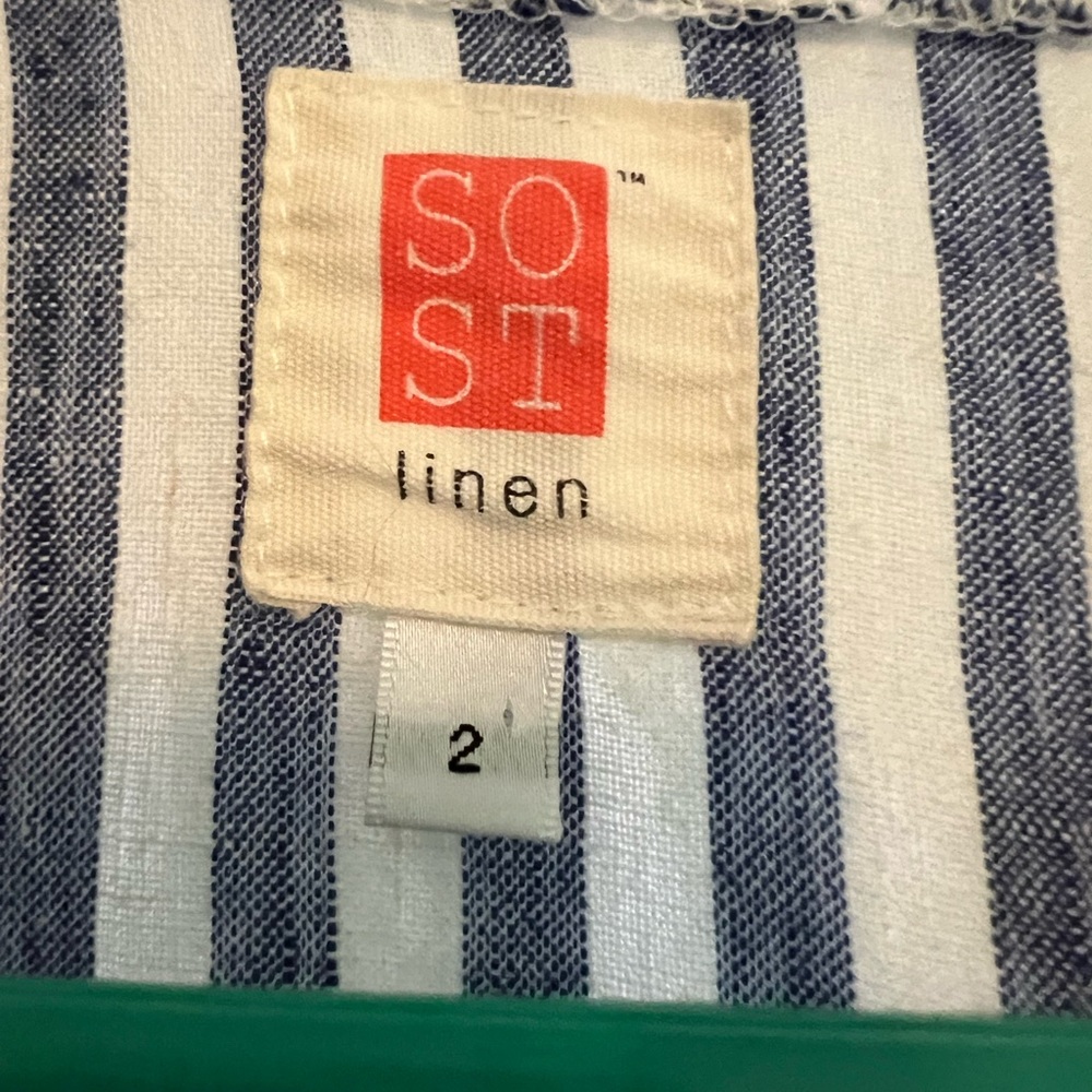 South Street Linen Smock Dress